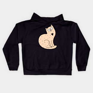 Doodle cat Kids Hoodie